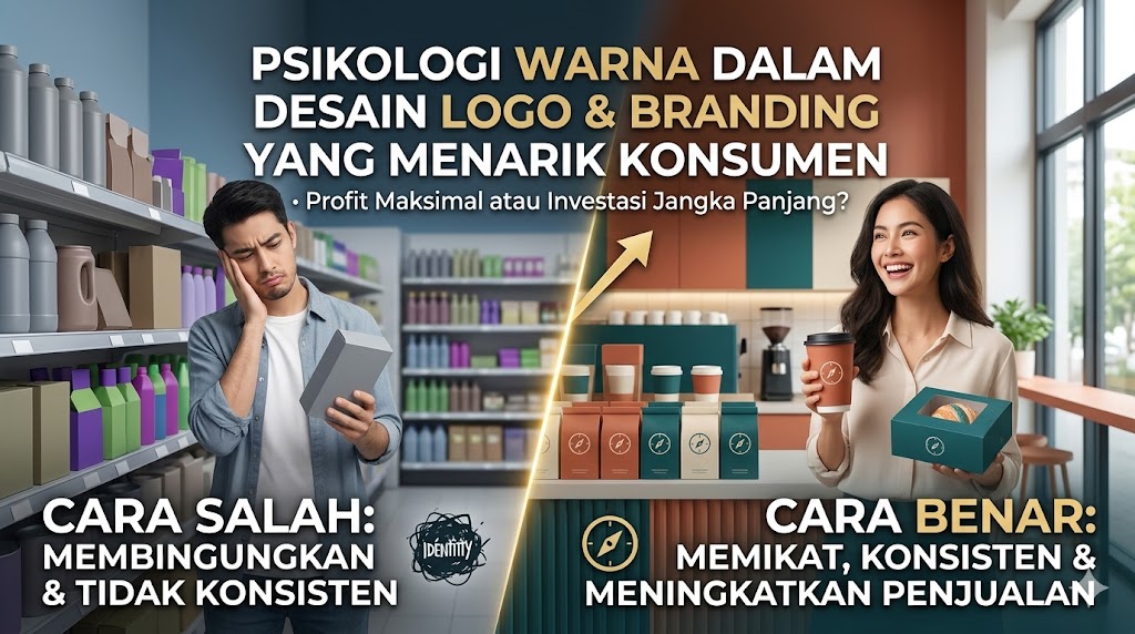 Psikologi Warna dalam Desain Logo & Branding yang Menarik Konsumen