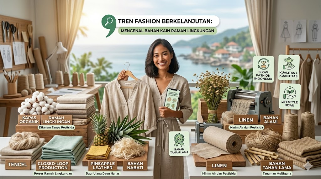 Tren Fashion Berkelanjutan: Mengenal Bahan Kain Ramah Lingkungan