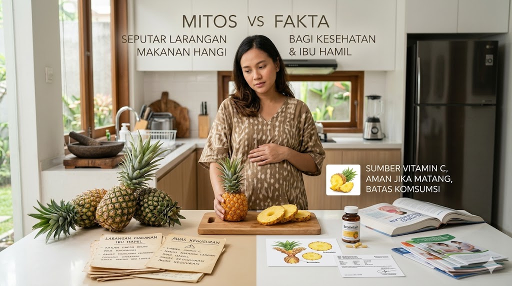 mitos vs fakta seputar larangan makanan bagi kesehatan & ibu hamil
